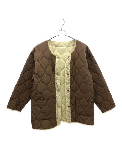 CREDONA（クレドナ）CREDONA (クレドナ) ライナー付ナイロンコート ブラウン サイズ:Fの古着・服飾アイテム