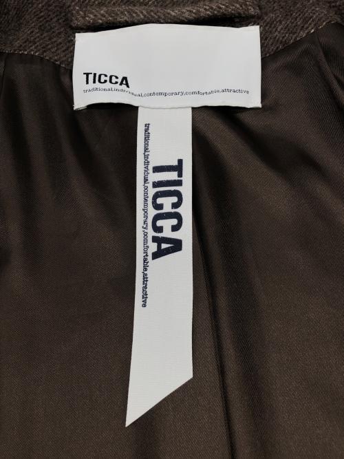ticca（ティッカ）ticca (ティッカ) テントコート ブラウン サイズ:Fの古着・服飾アイテム