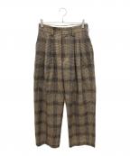 THE SHINZONEザ シンゾーン）の古着「ワイドパンツ」｜ブラウン