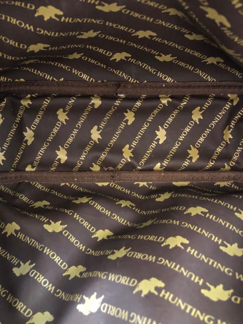 HUNTING WORLD（ハンティングワールド）HUNTING WORLD (ハンティングワールド) リュック カーキ×ブラウンの古着・服飾アイテム