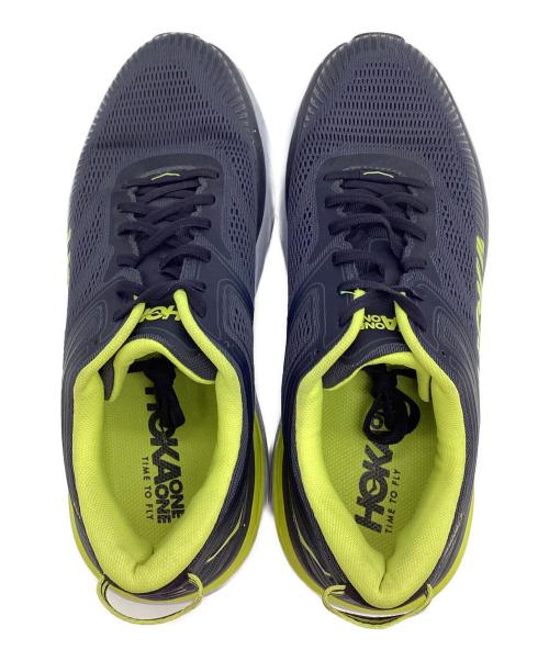 HOKAONEONE（ホカオネオネ）HOKAONEONE (ホカオネオネ) BONDI 7 ネイビー×イエロー サイズ:28.5の古着・服飾アイテム