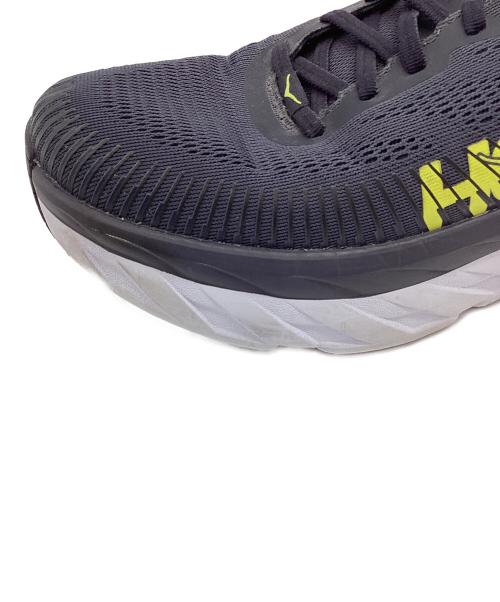 HOKAONEONE（ホカオネオネ）HOKAONEONE (ホカオネオネ) BONDI 7 ネイビー×イエロー サイズ:28.5の古着・服飾アイテム