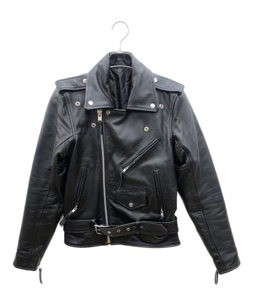 FREEDOM（フリーダム）FREEDOM (フリーダム) ダブルライダースジャケット ブラック サイズ:36の古着・服飾アイテム