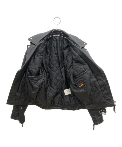 FREEDOM（フリーダム）FREEDOM (フリーダム) ダブルライダースジャケット ブラック サイズ:36の古着・服飾アイテム