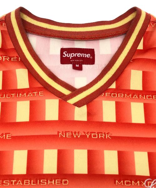 SUPREME（シュプリーム）SUPREME (シュプリーム) ゲームシャツ 20SS Grid Soccer Jersey オレンジ サイズ:Ｍの古着・服飾アイテム
