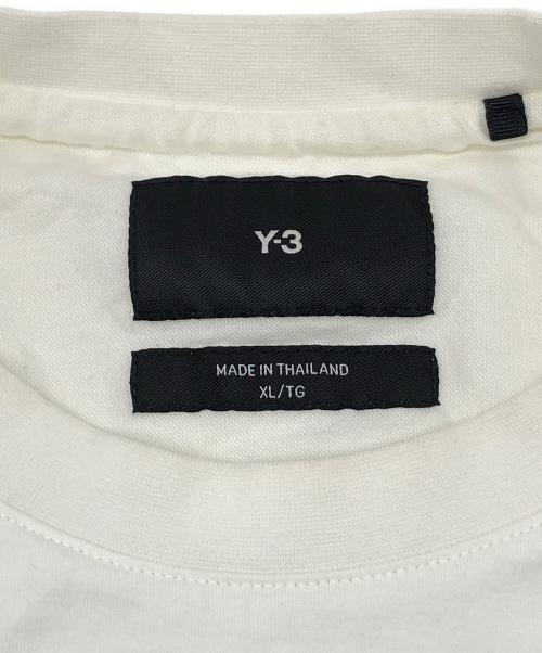 Y-3（ワイスリー）Y-3 (ワイスリー) ロングスリーブカットソー ホワイト サイズ:XLの古着・服飾アイテム