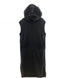 DIESEL（ディーゼル）の古着「スウェットワンピース」｜ブラック