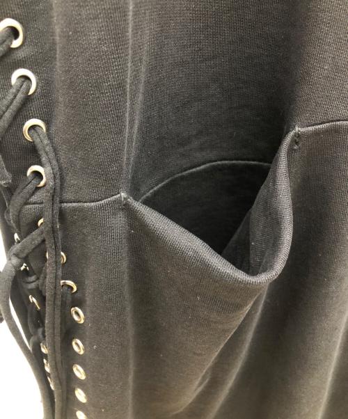 DIESEL（ディーゼル）DIESEL (ディーゼル) スウェットワンピース ブラック サイズ:XSの古着・服飾アイテム