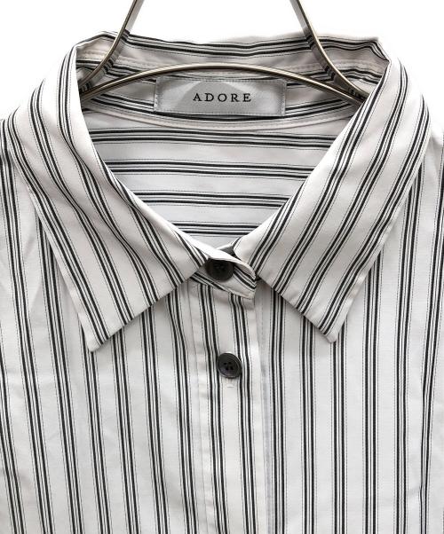 ADORE（アドーア）ADORE (アドーア) クリアライトブラウス ホワイト サイズ:38の古着・服飾アイテム