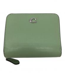 COACH（コーチ）の古着「ビルフォールド ウォレット」｜ライトグリーン