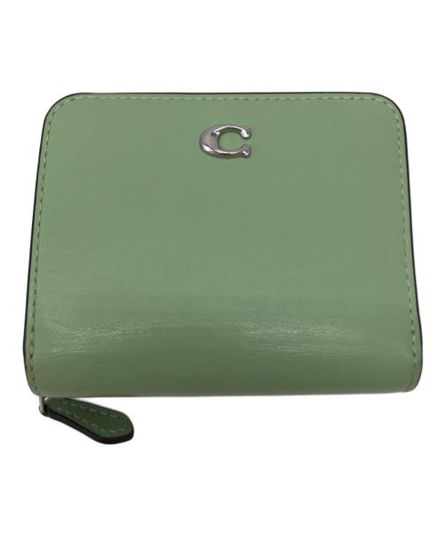 COACH（コーチ）COACH (コーチ) ビルフォールド ウォレット ライトグリーンの古着・服飾アイテム