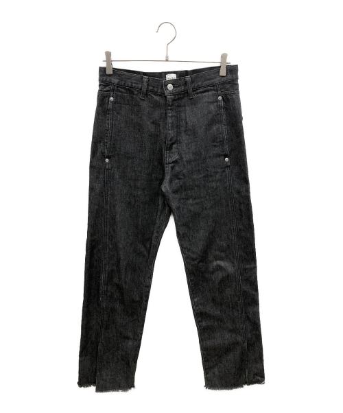 kaiko（カイコー）kaiko (カイコー) デニムパンツ ブラック サイズ:1の古着・服飾アイテム