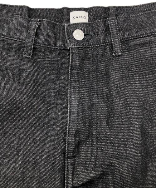 kaiko（カイコー）kaiko (カイコー) デニムパンツ ブラック サイズ:1の古着・服飾アイテム