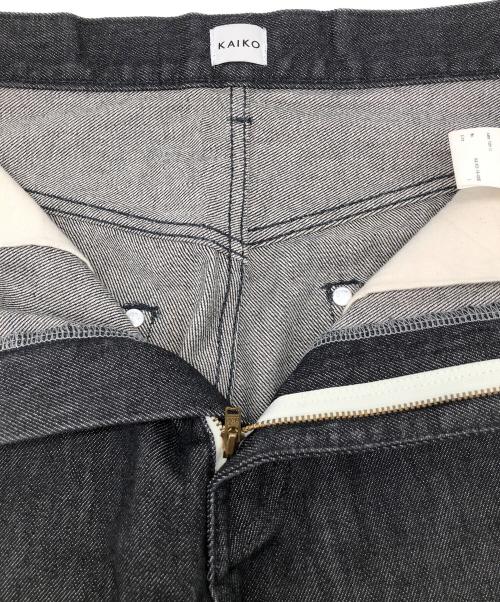 kaiko（カイコー）kaiko (カイコー) デニムパンツ ブラック サイズ:1の古着・服飾アイテム
