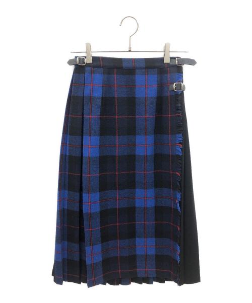 O'NEIL OF DUBLIN（オニールオブダブリン）O'NEIL OF DUBLIN (オニールオブダブリン) キルトスカート ブルー サイズ:2の古着・服飾アイテム
