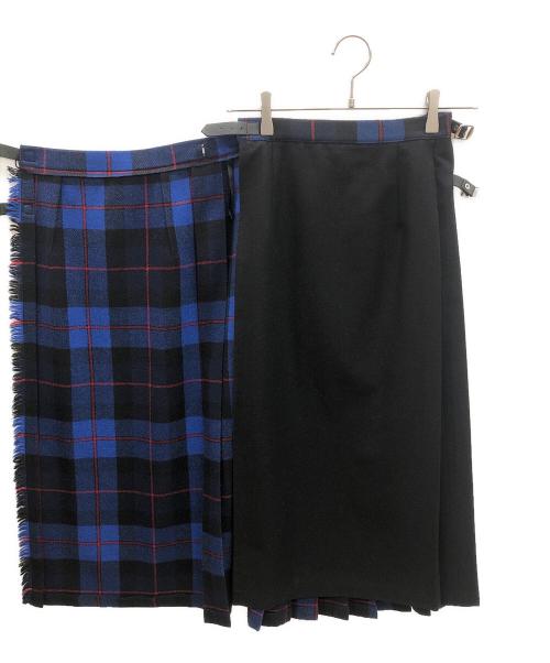 O'NEIL OF DUBLIN（オニールオブダブリン）O'NEIL OF DUBLIN (オニールオブダブリン) キルトスカート ブルー サイズ:2の古着・服飾アイテム