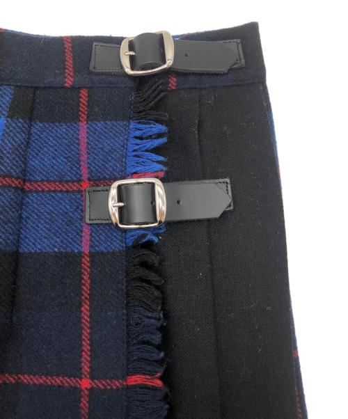 O'NEIL OF DUBLIN（オニールオブダブリン）O'NEIL OF DUBLIN (オニールオブダブリン) キルトスカート ブルー サイズ:2の古着・服飾アイテム