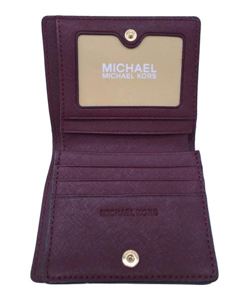 MICHAEL KORS（マイケルコース）MICHAEL KORS (マイケルコース) カードケース ワインレッドの古着・服飾アイテム