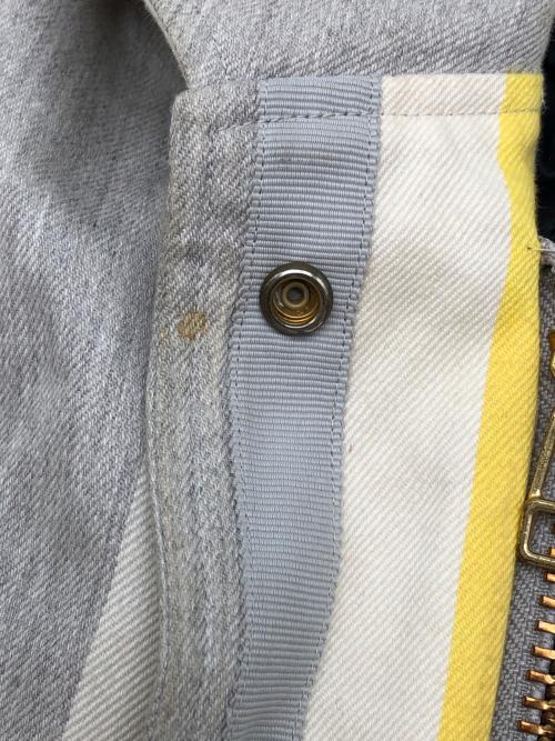 FRED PERRY（フレッドペリー）FRED PERRY (フレッドペリー) ジャケットモッズパーカー グレー×イエロー サイズ:10の古着・服飾アイテム