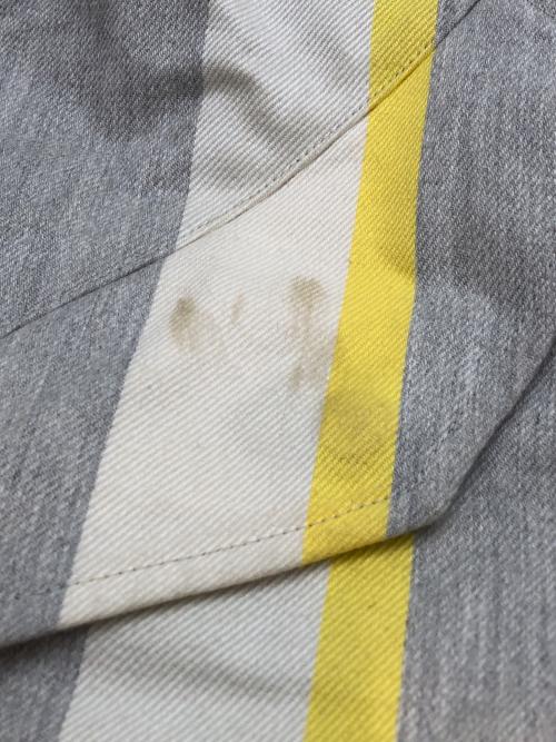 FRED PERRY（フレッドペリー）FRED PERRY (フレッドペリー) ジャケットモッズパーカー グレー×イエロー サイズ:10の古着・服飾アイテム