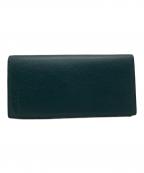 COACHコーチ）の古着「2つ折り長財布」｜グリーン