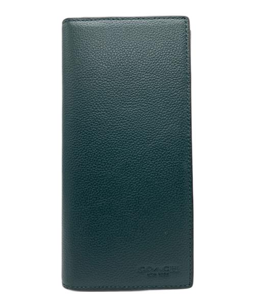 COACH（コーチ）COACH (コーチ) 2つ折り長財布 グリーンの古着・服飾アイテム