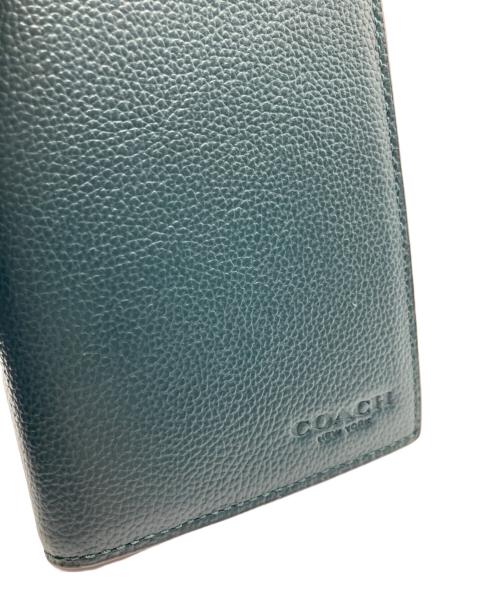 COACH（コーチ）COACH (コーチ) 2つ折り長財布 グリーンの古着・服飾アイテム