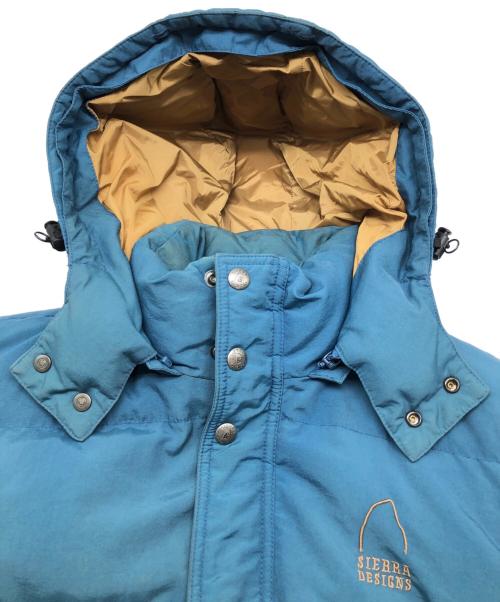 SIERRA DESIGNS（シエラデザインズ）SIERRA DESIGNS (シエラデザインズ) 90sダウンジャケット 3本木タグ 古着 ブルー サイズ:Ｍの古着・服飾アイテム