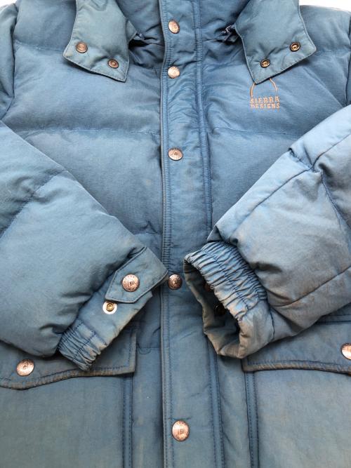 SIERRA DESIGNS（シエラデザインズ）SIERRA DESIGNS (シエラデザインズ) 90sダウンジャケット 3本木タグ 古着 ブルー サイズ:Ｍの古着・服飾アイテム