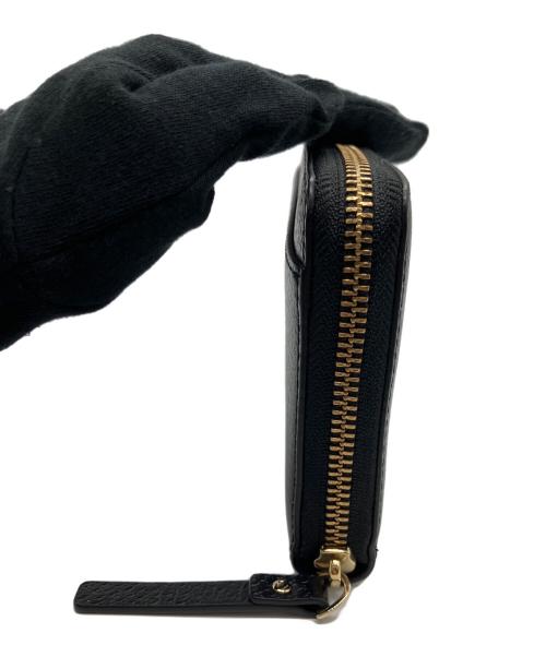 Kate Spade（ケイトスペード）Kate Spade (ケイトスペード) ラウンドファスナー長財布 ブラックの古着・服飾アイテム