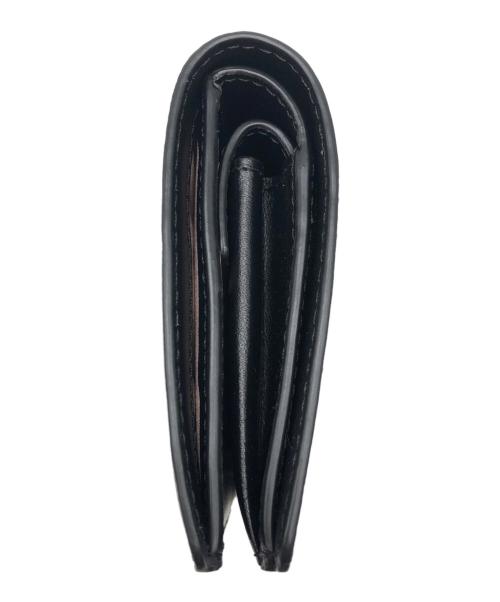 Kate Spade（ケイトスペード）Kate Spade (ケイトスペード) 2つ折り財布 ブラック×ピンクの古着・服飾アイテム