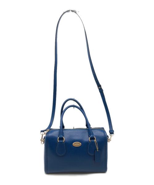 COACH（コーチ）COACH (コーチ) 2WAYバッグ ブルーの古着・服飾アイテム