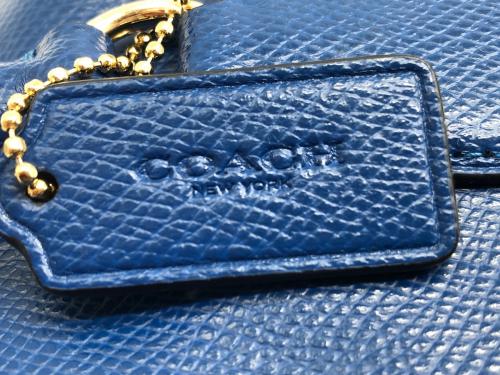 COACH（コーチ）COACH (コーチ) 2WAYバッグ ブルーの古着・服飾アイテム