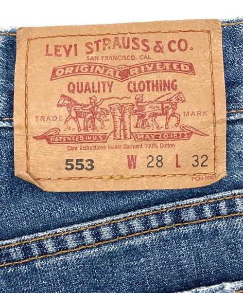 LEVI'S（リーバイス）LEVI'S (リーバイス) 90s 553デニムパンツ 1998年製 釦裏359 古着 インディゴ サイズ:W28×L32の古着・服飾アイテム