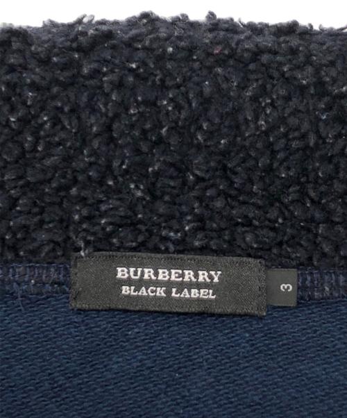 BURBERRY BLACK LABEL（バーバリーブラックレーベル）BURBERRY BLACK LABEL (バーバリーブラックレーベル) フルジップスウェット ネイビー サイズ:3の古着・服飾アイテム