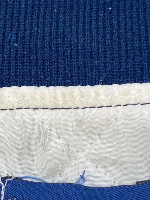 Holloway（ホロウェイ）Holloway (ホロウェイ) 70sスタジャン　古着 ネイビー サイズ:Lの古着・服飾アイテム