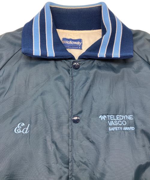 Holloway（ホロウェイ）Holloway (ホロウェイ) 70sスタジャン　古着 ネイビー サイズ:Lの古着・服飾アイテム