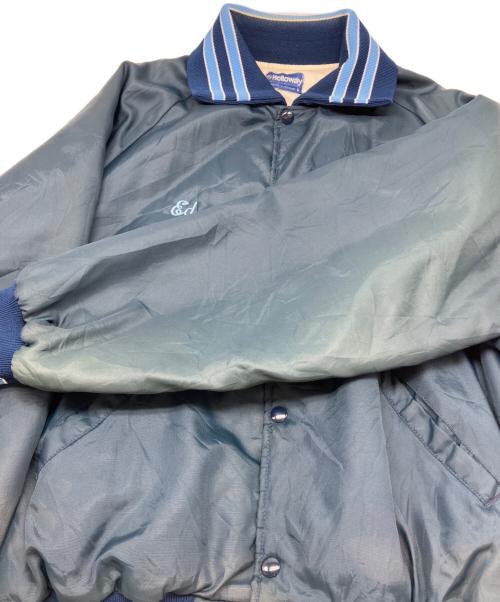 Holloway（ホロウェイ）Holloway (ホロウェイ) 70sスタジャン　古着 ネイビー サイズ:Lの古着・服飾アイテム