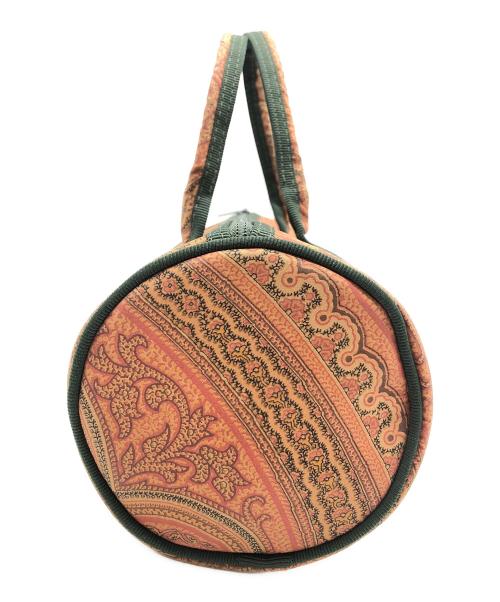 ETRO（エトロ）ETRO (エトロ) ミニボストンバッグ ブラウン×グリーンの古着・服飾アイテム