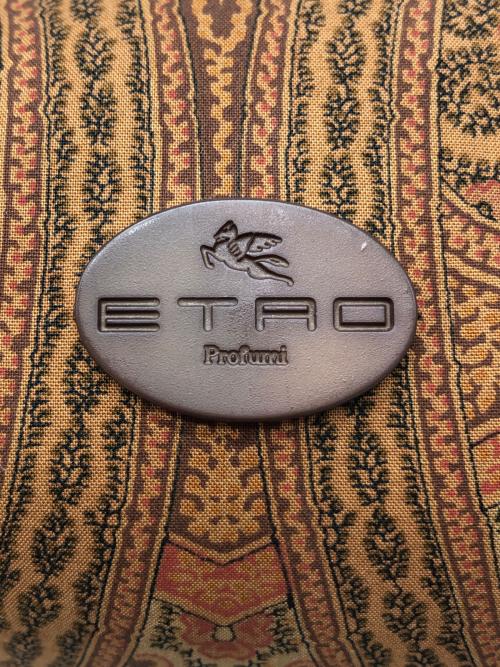 ETRO（エトロ）ETRO (エトロ) ミニボストンバッグ ブラウン×グリーンの古着・服飾アイテム