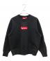 SUPREME（シュプリーム）の古着「ボックスロゴスウェット」｜ブラック