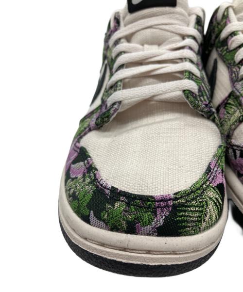 NIKE（ナイキ）NIKE (ナイキ) ローカットスニーカー アイボリー×グリーン サイズ:26の古着・服飾アイテム