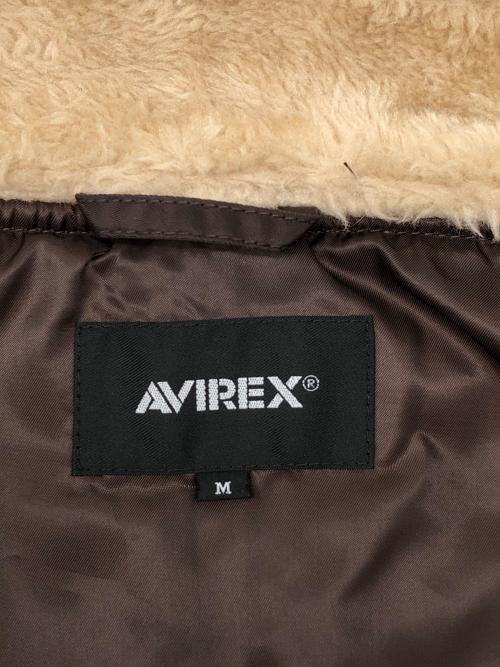 AVIREX（アヴィレックス）AVIREX (アヴィレックス) ボアジャケット　RETRO BOA B-3 TOPGUN ベージュ サイズ:Mの古着・服飾アイテム