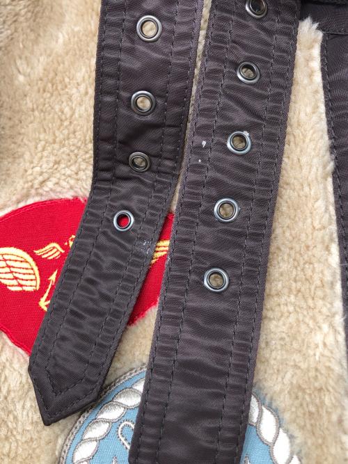 AVIREX（アヴィレックス）AVIREX (アヴィレックス) ボアジャケット　RETRO BOA B-3 TOPGUN ベージュ サイズ:Mの古着・服飾アイテム