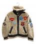 AVIREX（アヴィレックス）の古着「ボアジャケット　RETRO BOA B-3 TOPGUN」｜ベージュ