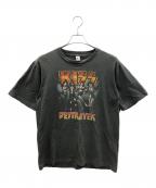 KISSキッス）の古着「00sバンドTシャツ 古着 シングルステッチ」｜グレー