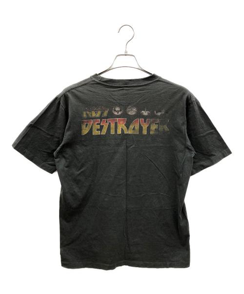 KISS（キッス）KISS (キッス) 00sバンドTシャツ 古着 シングルステッチ グレー サイズ:XLの古着・服飾アイテム