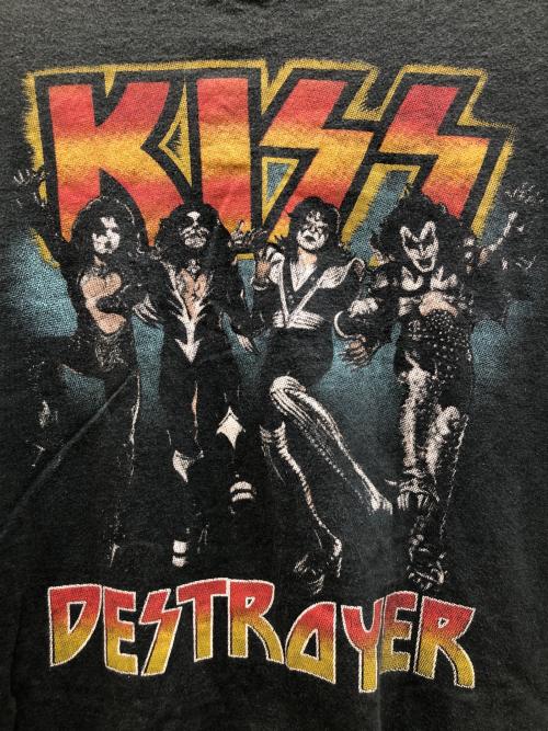 KISS（キッス）KISS (キッス) 00sバンドTシャツ 古着 シングルステッチ グレー サイズ:XLの古着・服飾アイテム