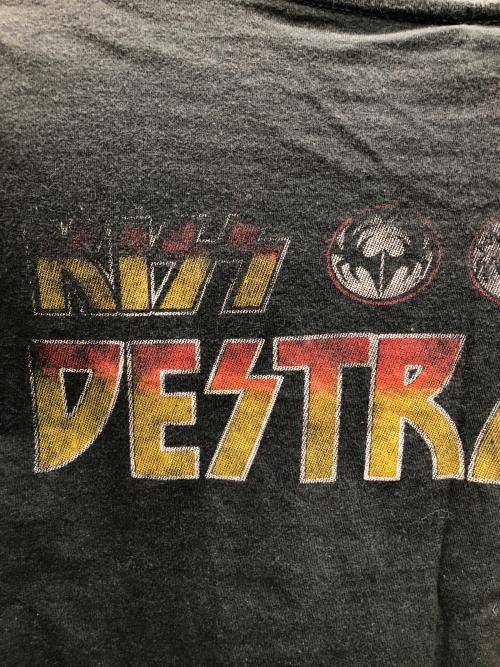 KISS（キッス）KISS (キッス) 00sバンドTシャツ 古着 シングルステッチ グレー サイズ:XLの古着・服飾アイテム