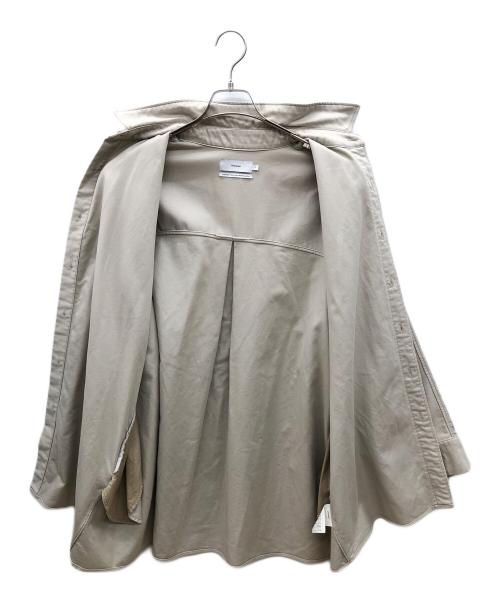 Graphpaper（グラフペーパー）Graphpaper (グラフペーパー) シャツジャケット Light Moleskin Yoke Sleeve Shirt ベージュ サイズ:Fの古着・服飾アイテム